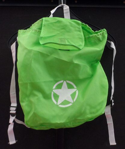 Fluo groen rugzakje